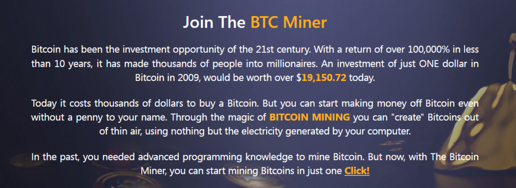 Bitcoin Miner join now