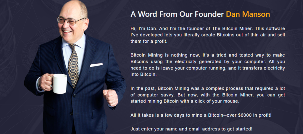 Bitcoin Miner founder