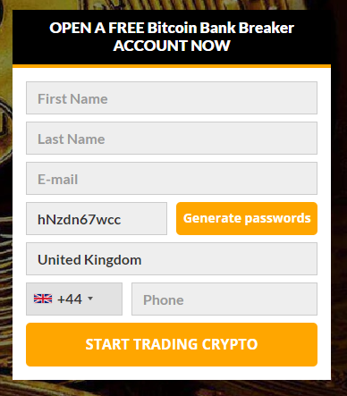 Bitcoin Bank Breaker registration