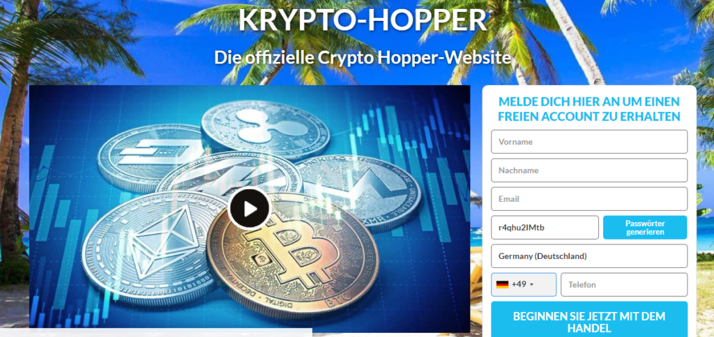 CryptoHopper Pro home